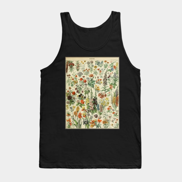 Mushrooms Scientific Illustration Drawing Magic Psychedelic Tank Top by twizzler3b